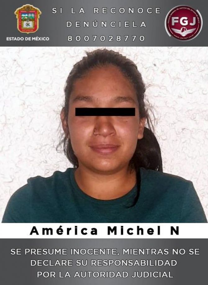 En San Juan Teotihuacán detiene la FGJEM a América Michel ’N’por estar presuntamente implicada en triple homicidio