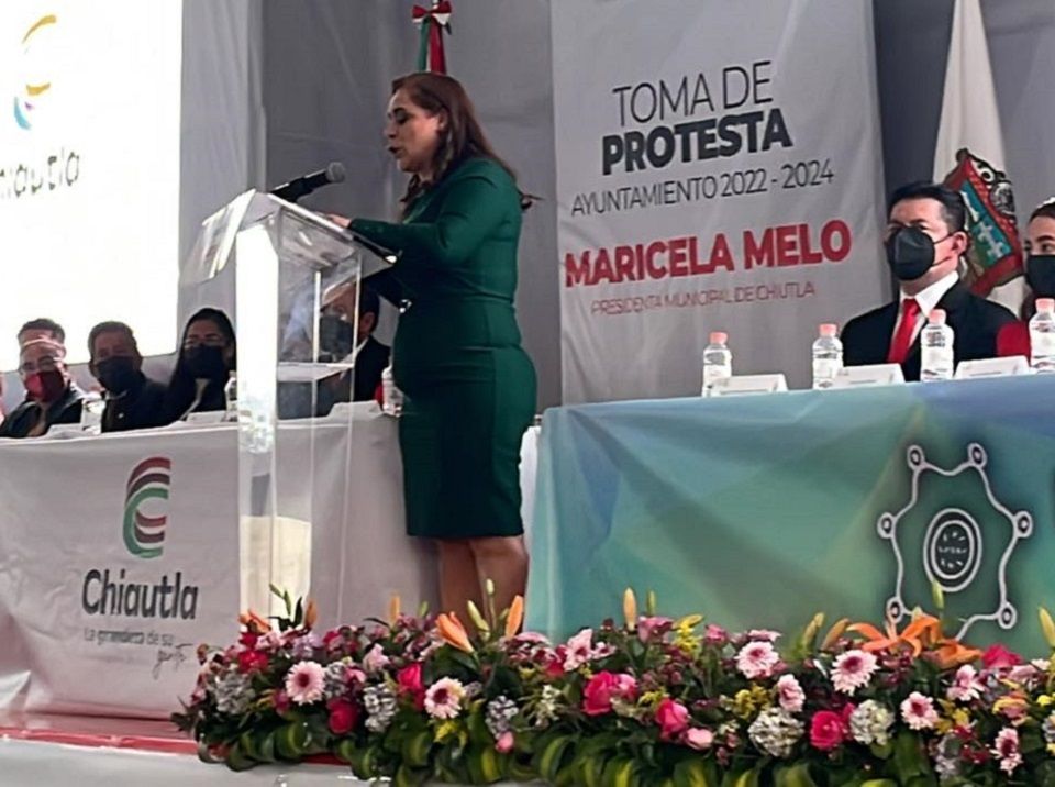 Rinde protesta Maricela Melo Rojas como Presidenta Municipal de Chiautla