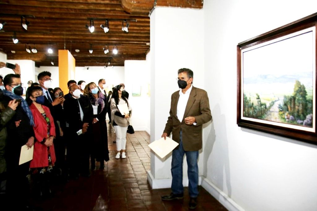 Inauguran exposición de fin de curso de los alumnos del maestro Rafael Huerta Carreón
