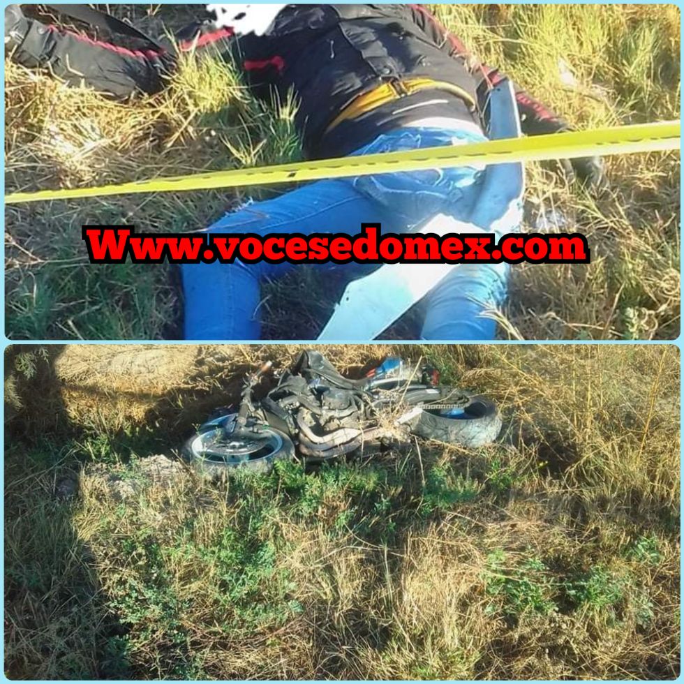 Auto se lleva a motociclista en la Peñón-Texcoco y pierde la vida 