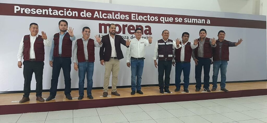 Alcaldes electos del norte de Veracruz se suman a MORENA