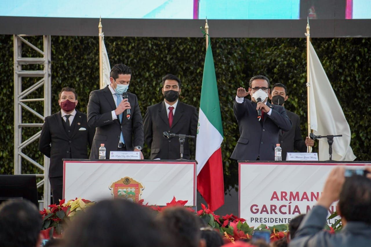 Armando García Méndez., Protesta como presidente municipal de Valle de Chalco para el periodo 2022-2024