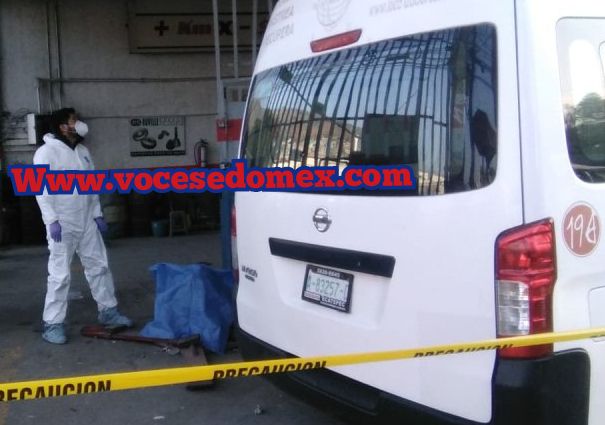 Unidad de transporte público mató a hombre de la tercera edad en Ecatepec 