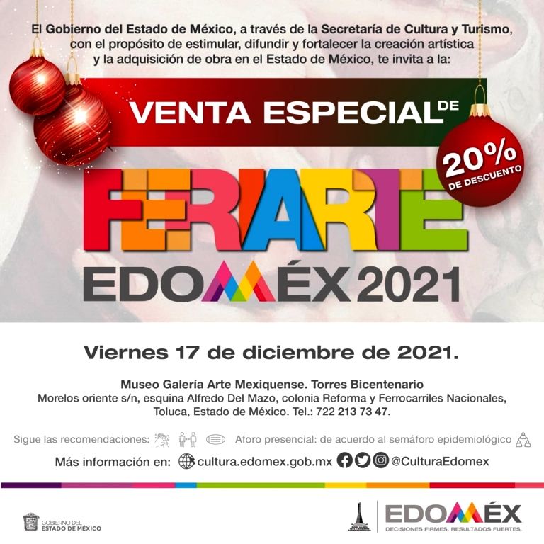 El Edoméx organiza Feriarte, venta especial con descuentos para adquirir arte como una forma de inversión