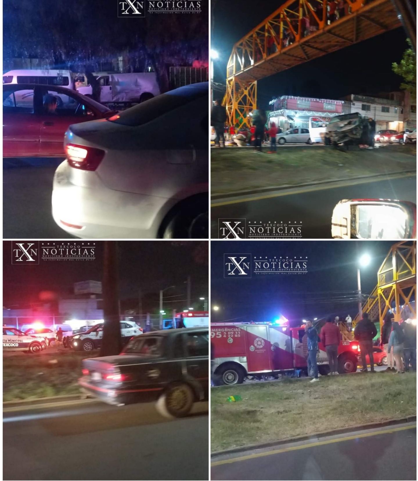 Trágico accidente a la altura de San Felipe y Santa Cruz, Texcoco 