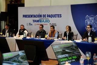 Presenta Gobernador paquetes de obra de la carretera TAM- Bajío a empresarios victorenses