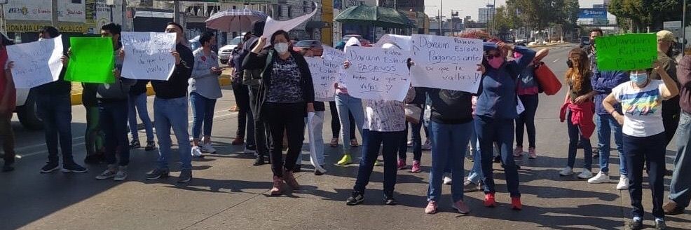 Trabajadores de Coacalco exigen a DarwinEslava pagos atrasados y de fin de año 