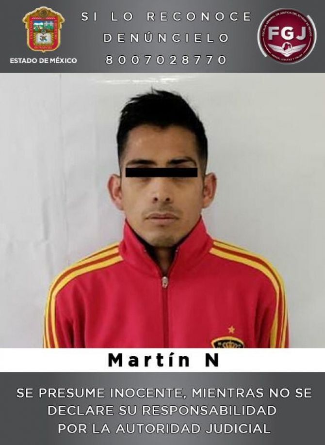 En Tlalnepantla vinculan a proceso legal a Martin ’N’ por presunto feminicidio