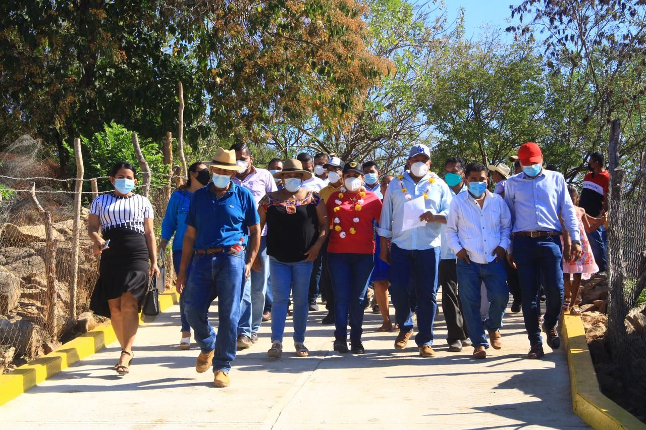 Entrega gobierno de San Marcos obra en la comunidad de San Miguel