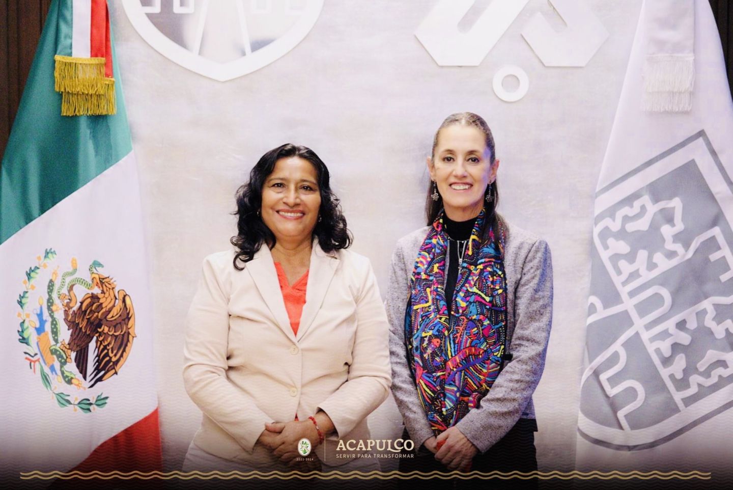 Visita Abelina López a Claudia Sheinbaum; ’es una gran política’, dice 