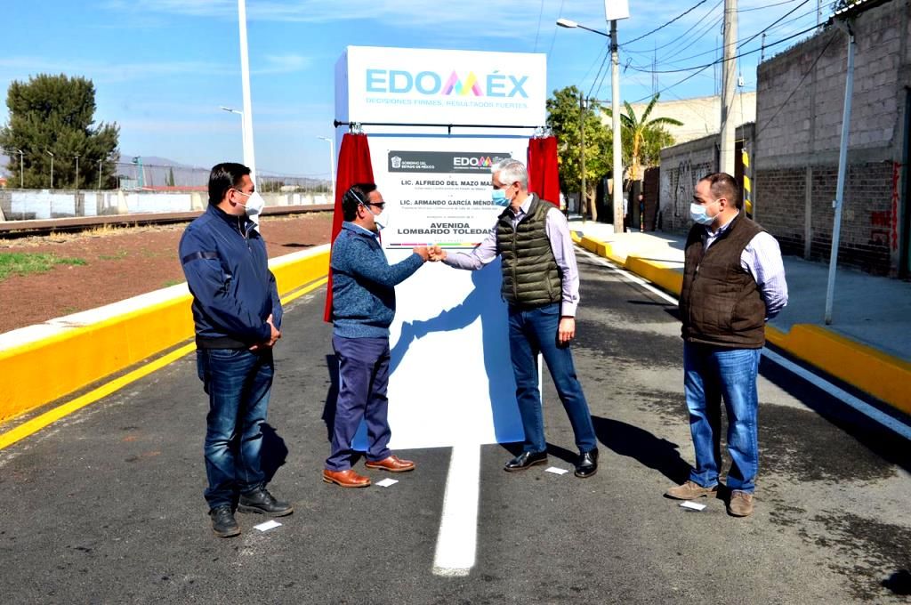 Alfredo del Mazo entrega la Avenida Lombardo Toledano en beneficio de más de 170 mil habitantes de Valle de Chalco Solidaridad