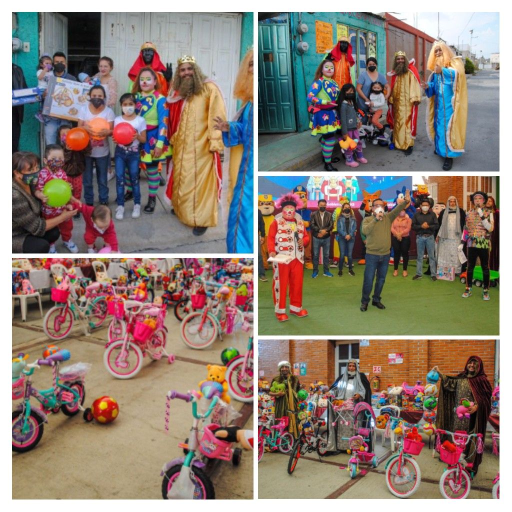 Edil de Valle de Chalco realizó un festival virtual para festejar a las y los niños en el Día de Reyes