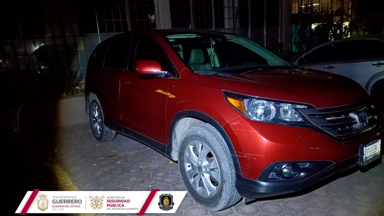 Recupera la Policía Estatal tres vehículos en los municipios de Acapulco y Chilpancingo