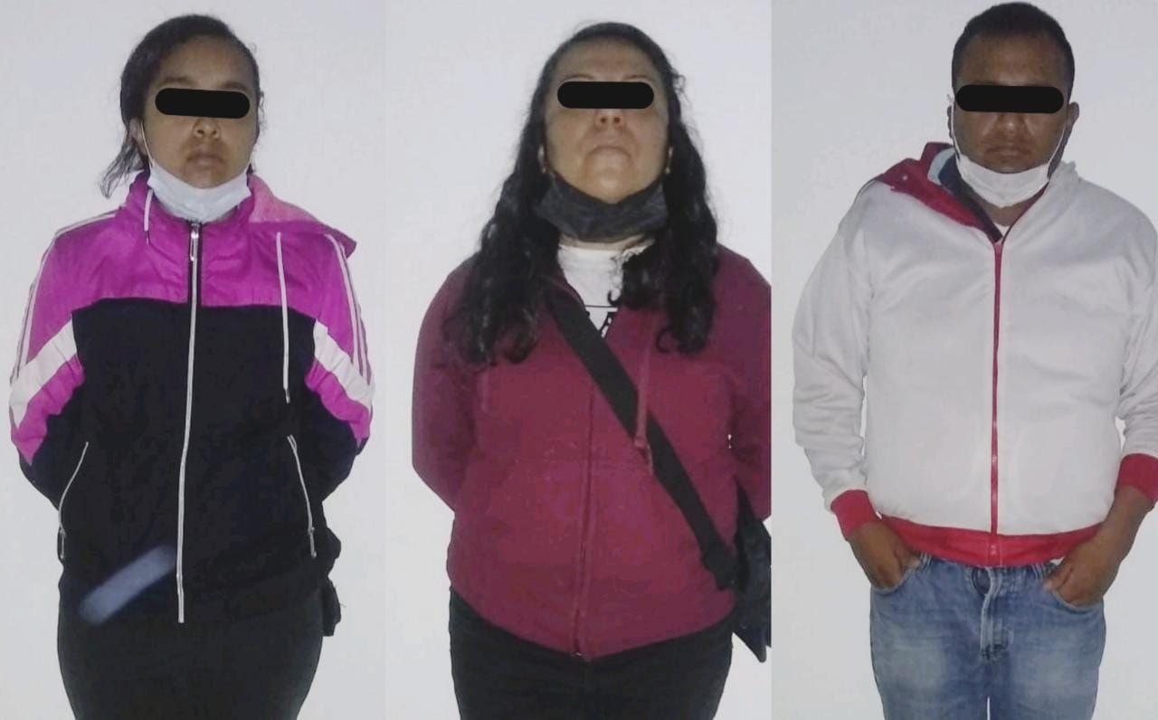 En Ecatepec detienen a dos mujeres y un hombre que se dedicaban a asaltar a transeúntes