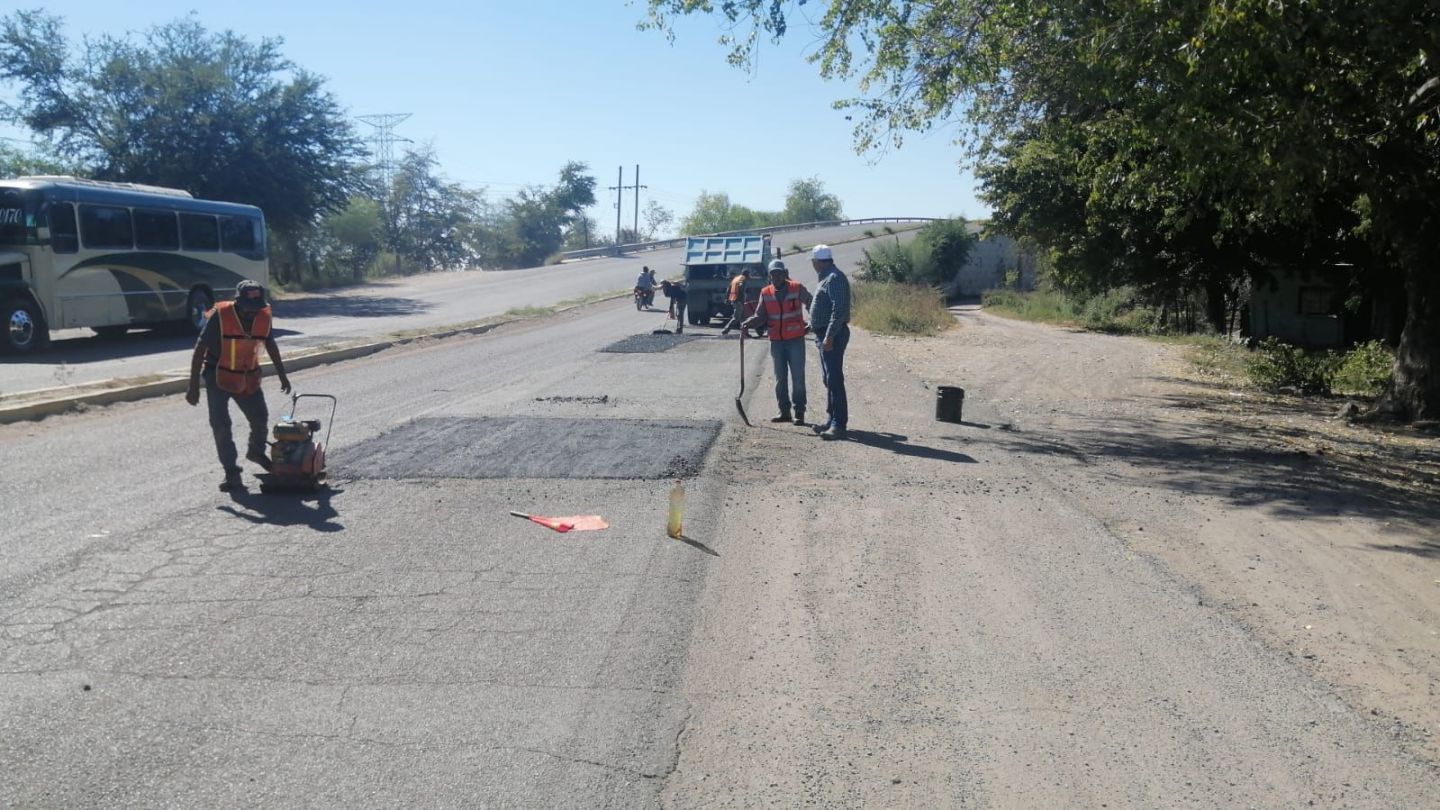 Avanza la rehabilitación de la carretera Los Mochis-El Fuerte