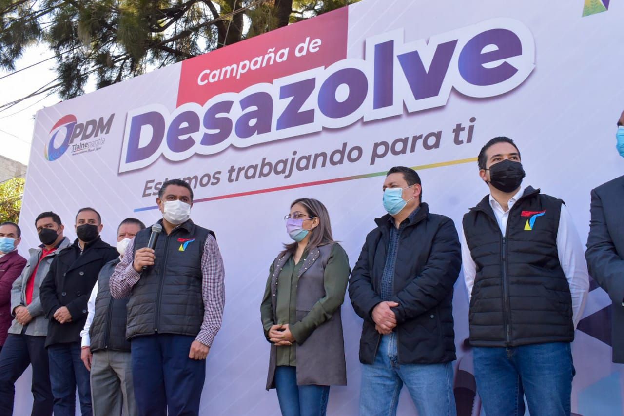 Marco Antonio Rodríguez Hurtado dio el banderazo de inicio al programa municipal de desazolve