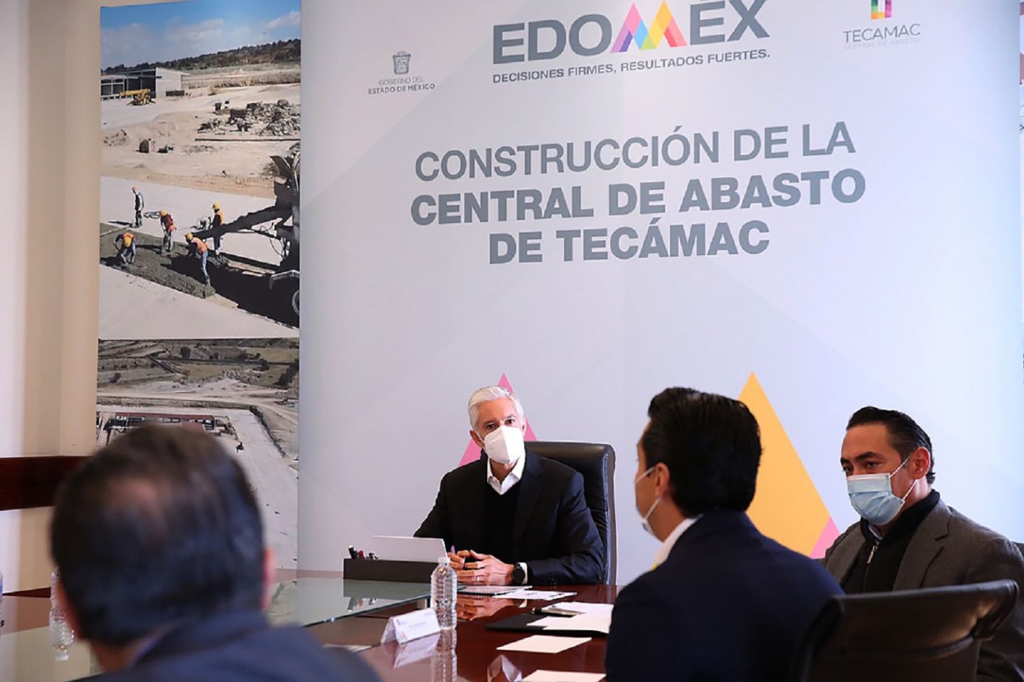  Sostiene reunión Alfredo del Mazo con inversionistas del proyecto de construcción de la central de abasto de Tecámac 