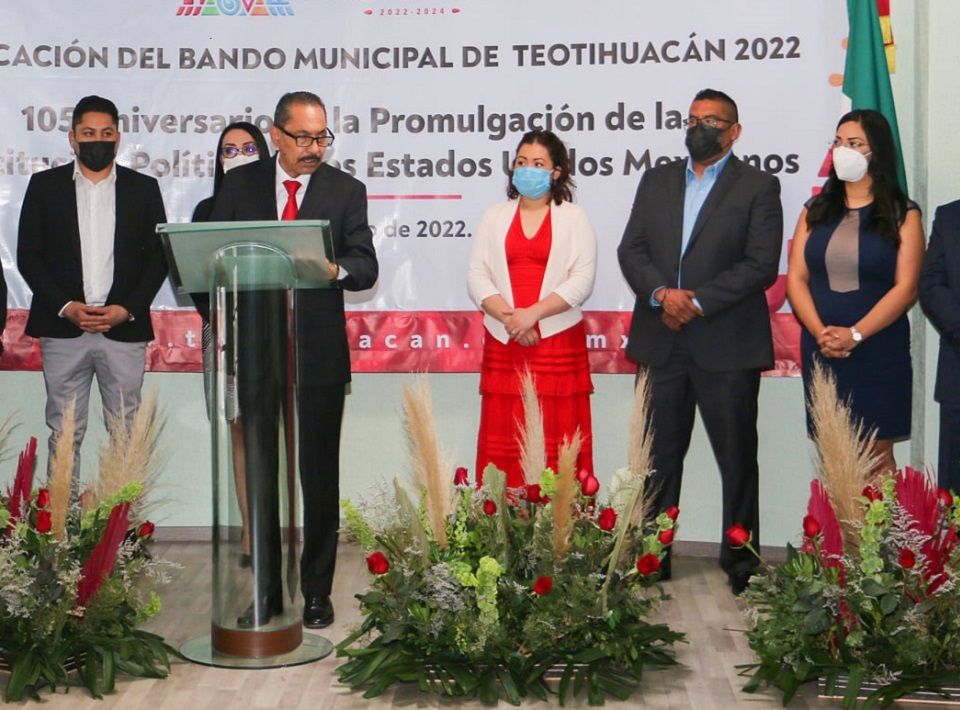 Presenta el Cabildo de Teotihuacán oficialmente Bando Municipal 2022 