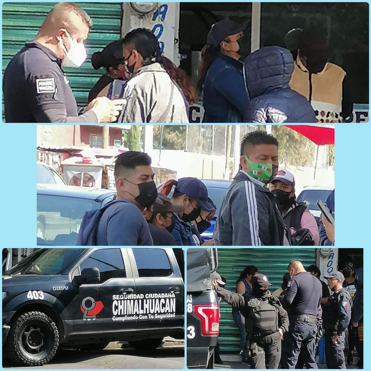 Comerciantes de Chimalhuacán son aterrorizados por la policía de Chimalhuacán, mandados oor la Alcaldesa Xóchitl Flores 