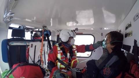  Rescate aéreo de seis personas en sierra de Coacalco
