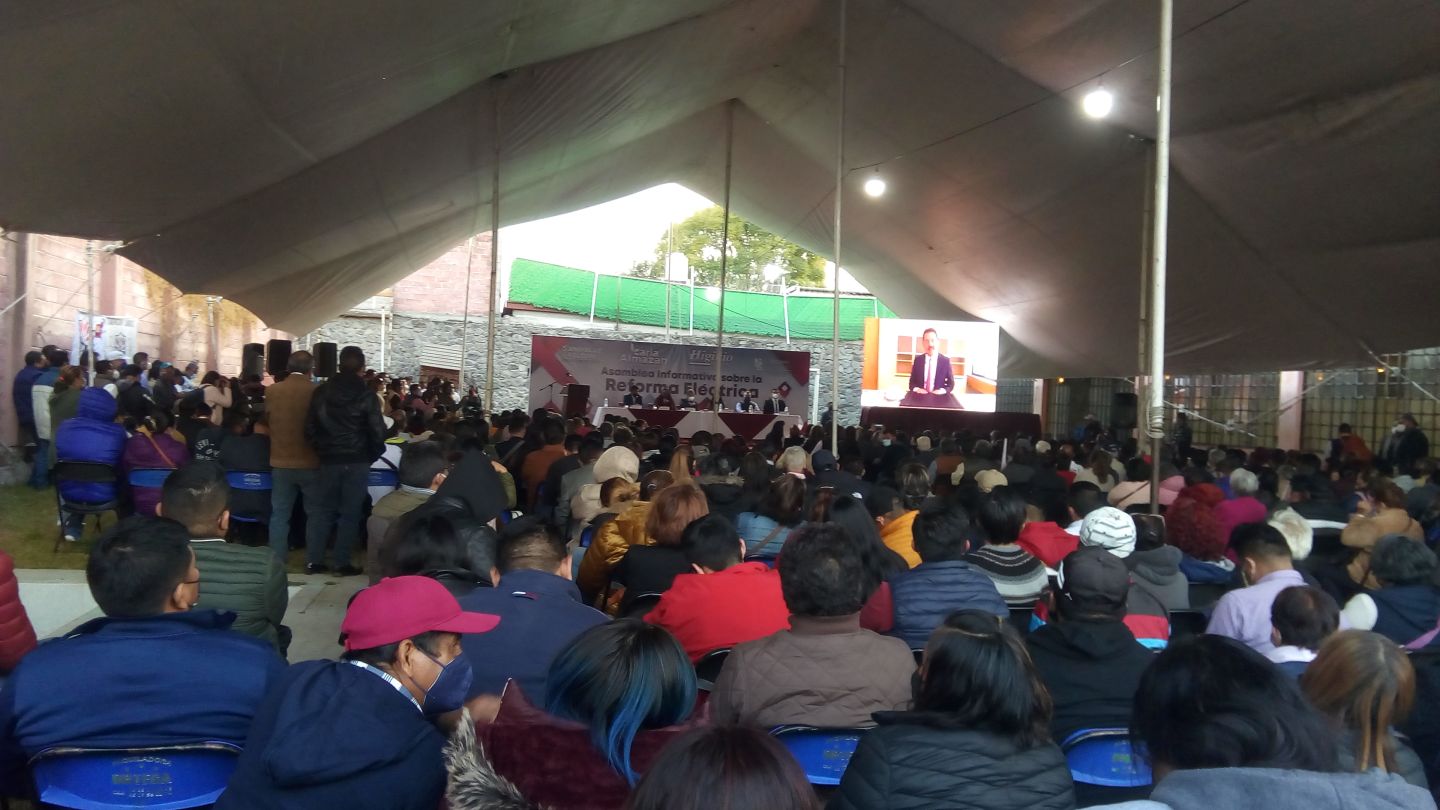Texcoco realiza Asamblea Informativa sobre Reforma Eléctrica