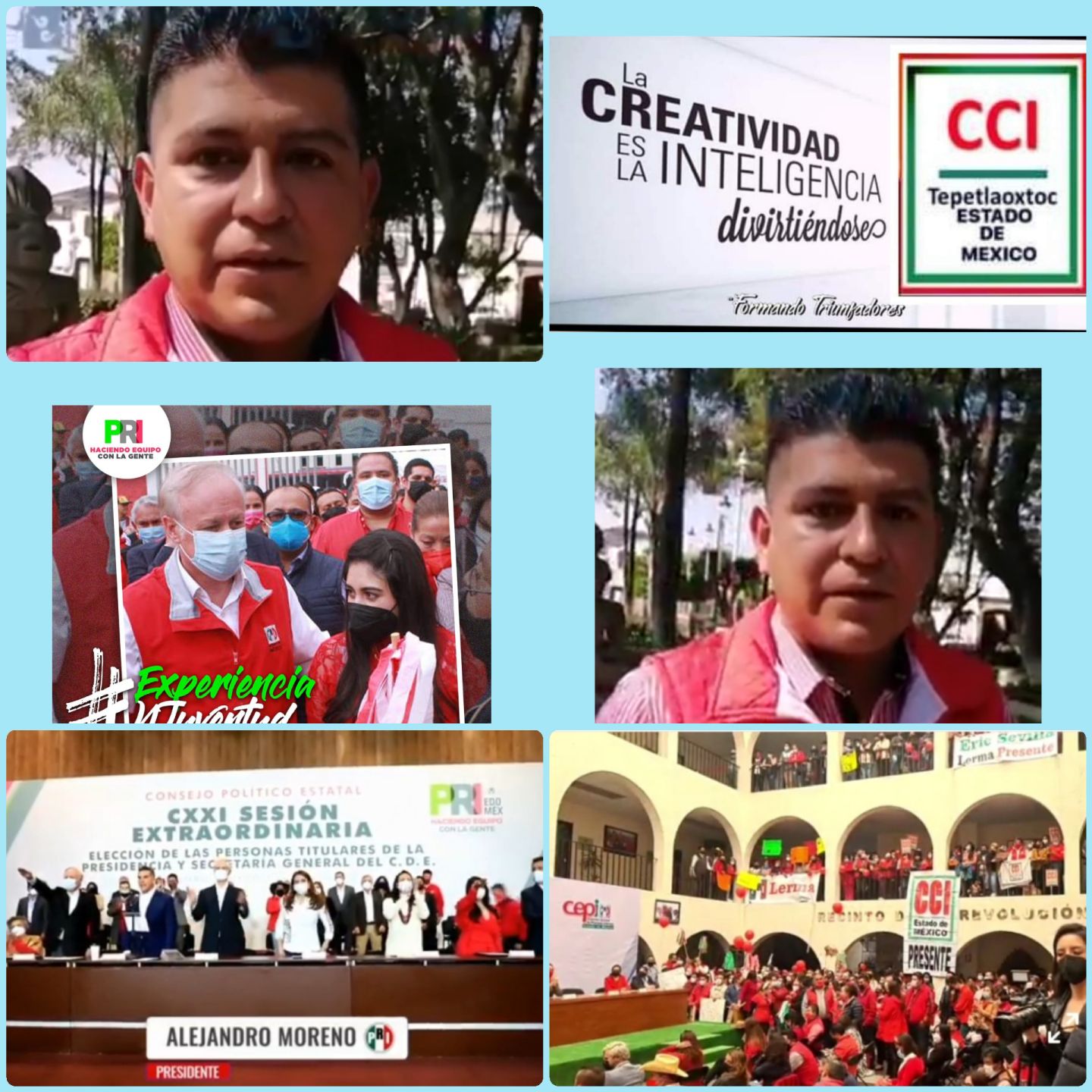 Arturo Aguilar Cabrera felicita Erik Sevilla  a Monserrat  Sobreyra por su toma de protesta al frente del PRI mexiquense. 