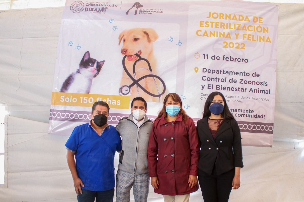 En #Chimalhuacán autoridades realizan #jornada de esterilización de #perros y gatos   
 
