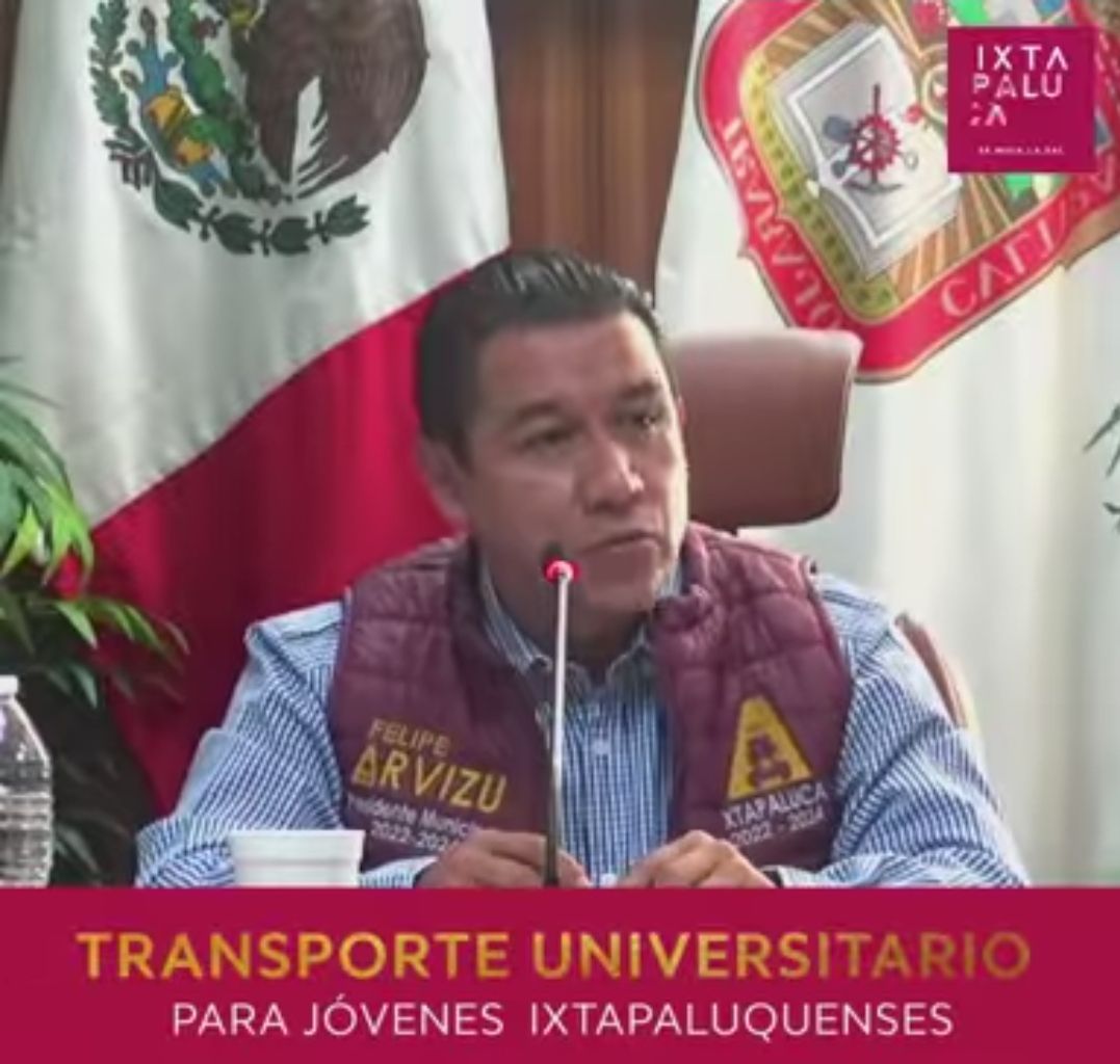 Programa de transporte para universitarios sin distinción en Ixtapaluca: Felipe Arvizu 