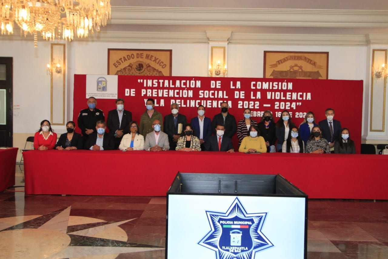 Se instala comisión de coordinación municipal de prevención de la violencia y la delincuencia