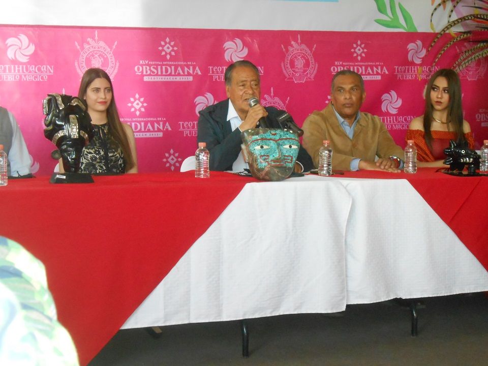 Patronato anunció XLV Festival Internacional de la Obsidiana en Teotihuacán