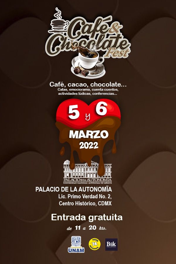 Disfruta del Café y Chocolate Fest en el Palacio de la Autonomía de la Fundación UNAM