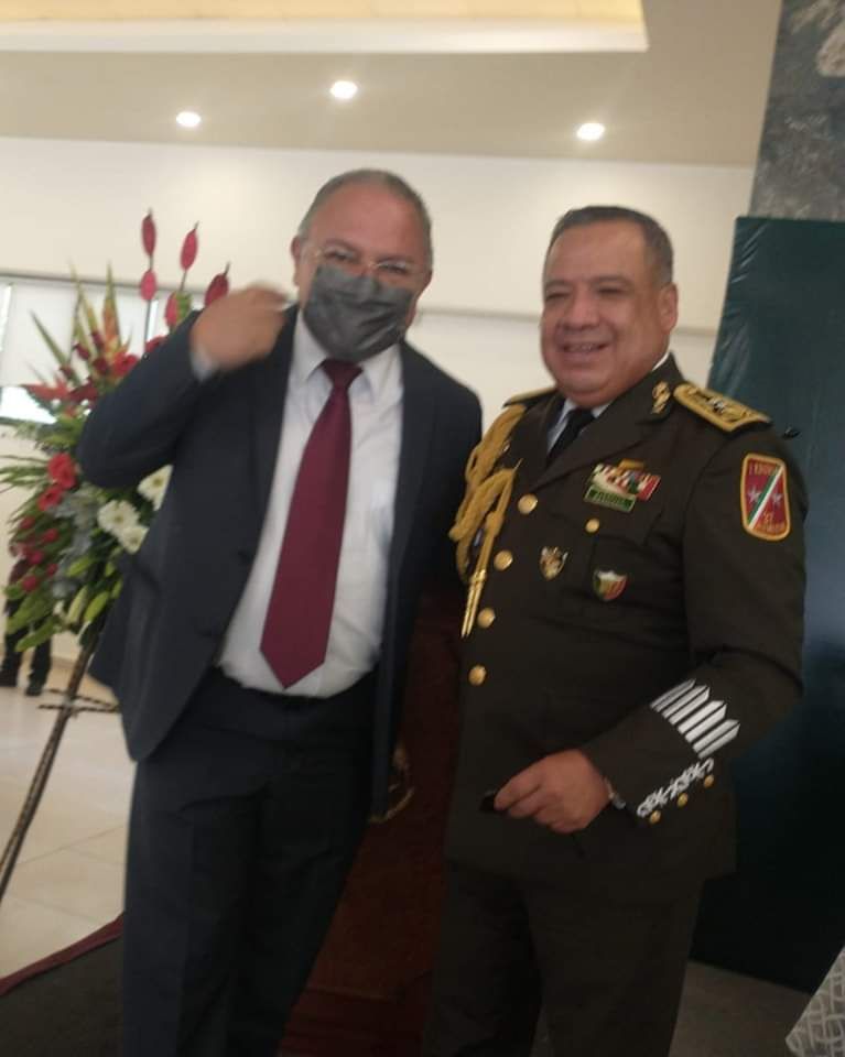 Ricardo Arellano síndico de Texcoco felicito en zona militar 37 a las fuerzas armadas en santa Lucía 