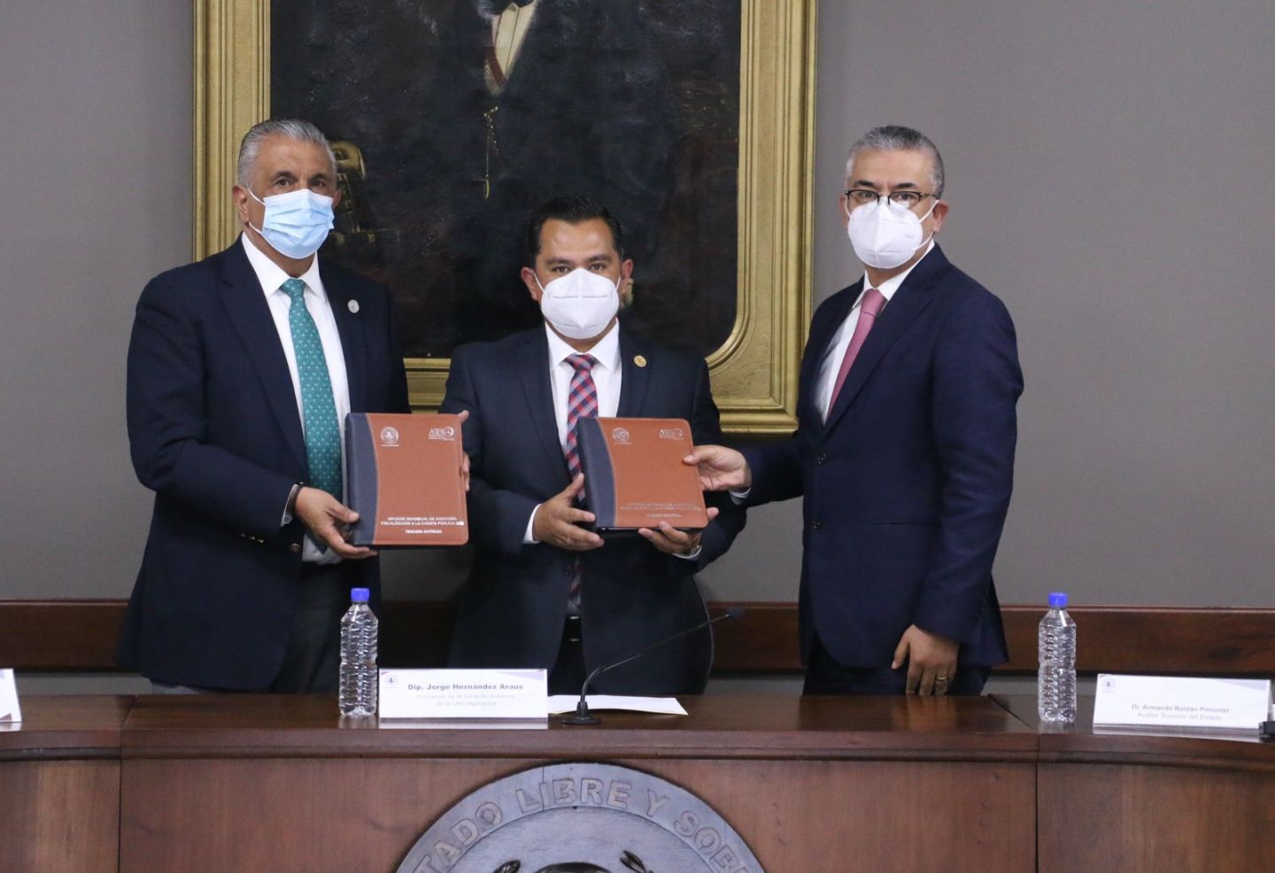 Recibe Congreso tercera entrega del informe de la Auditoría Superior del Estado de Hidalgo