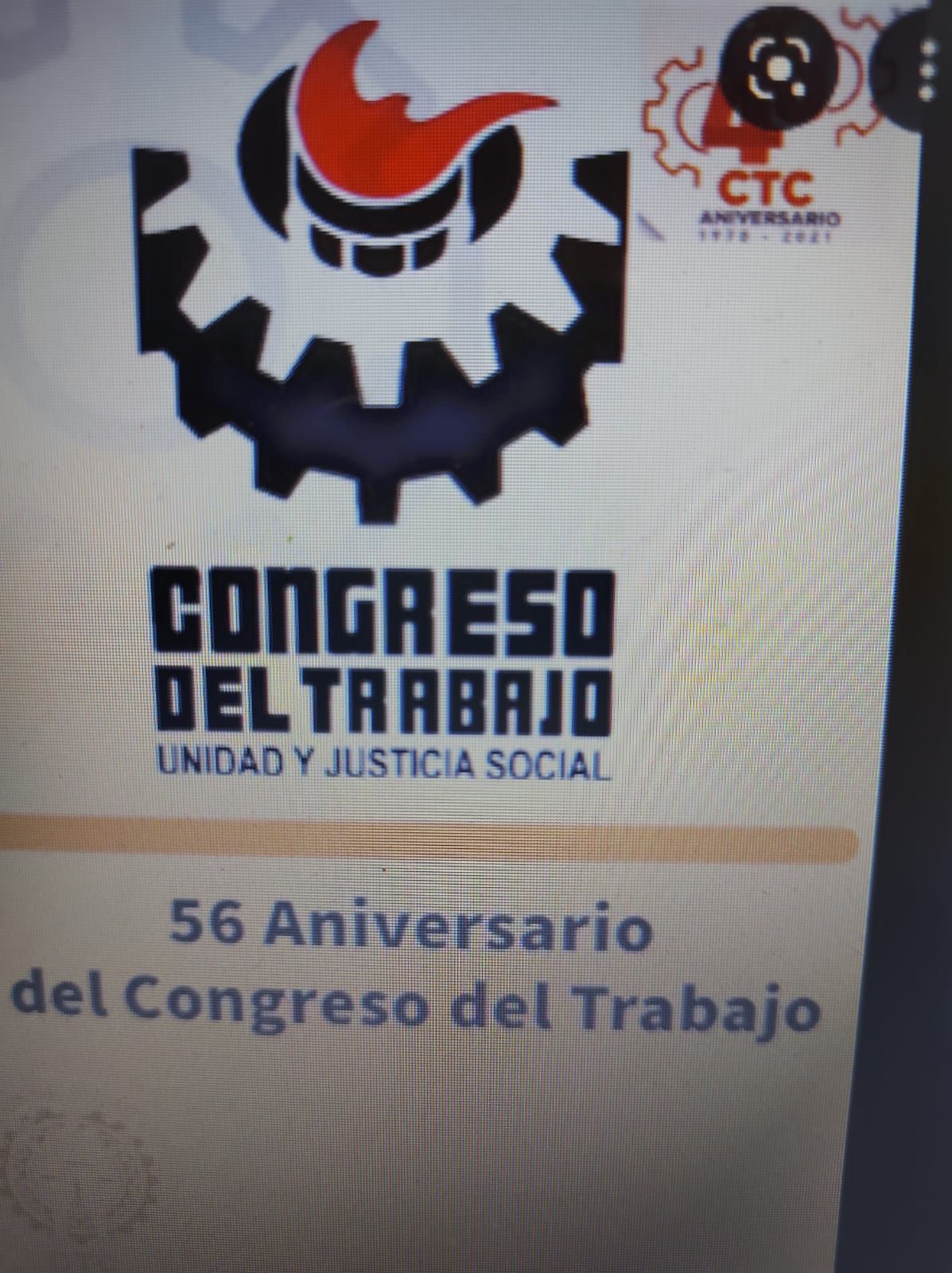 #El Congreso del Trabajo conmemoro con unidad 56 años de su fundación