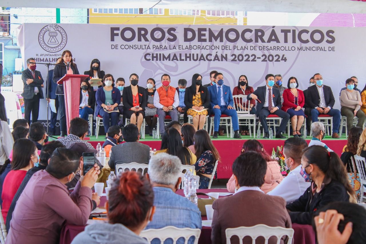 #Chimalhuacán inicia foros ciudadanos para elaborar el Plan de Desarrollo  