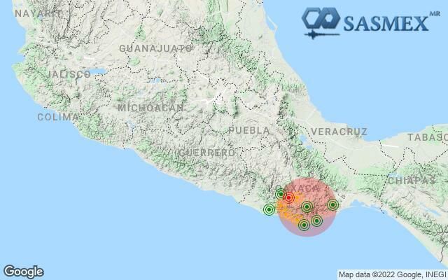 Sismo magnitud 5.2 con epicentro en Oaxaca; se percibe en Ciudad de Córdoba.