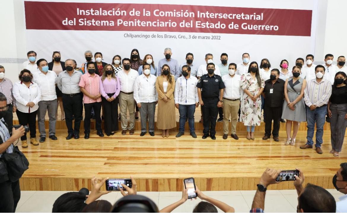 Instala Evelyn Salgado la Comisión Intersecretarial del Sistema Penitenciario de Guerrero