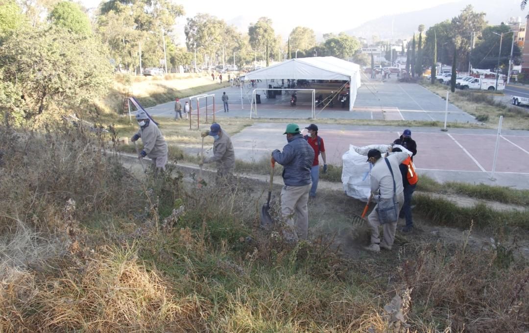 En Tlalnepantla continúa la recuperación de espacios públicos para transformarlos en sitios seguros
