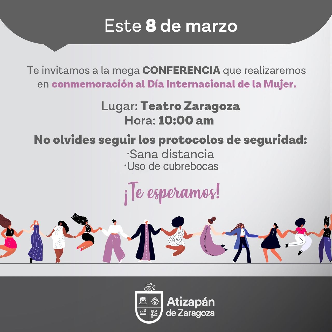 Invita Atizapan de Zaragoza a conferencias en el marco del día de la mujer 