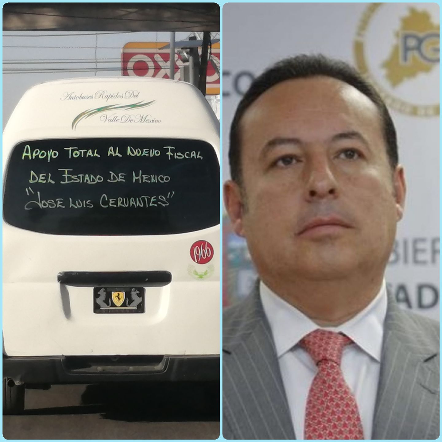 Autotransportes Rápidos del Valle de México felicitan a José Luis Cervantes Martínez nuevo fiscal General de Justicia del Edomex 