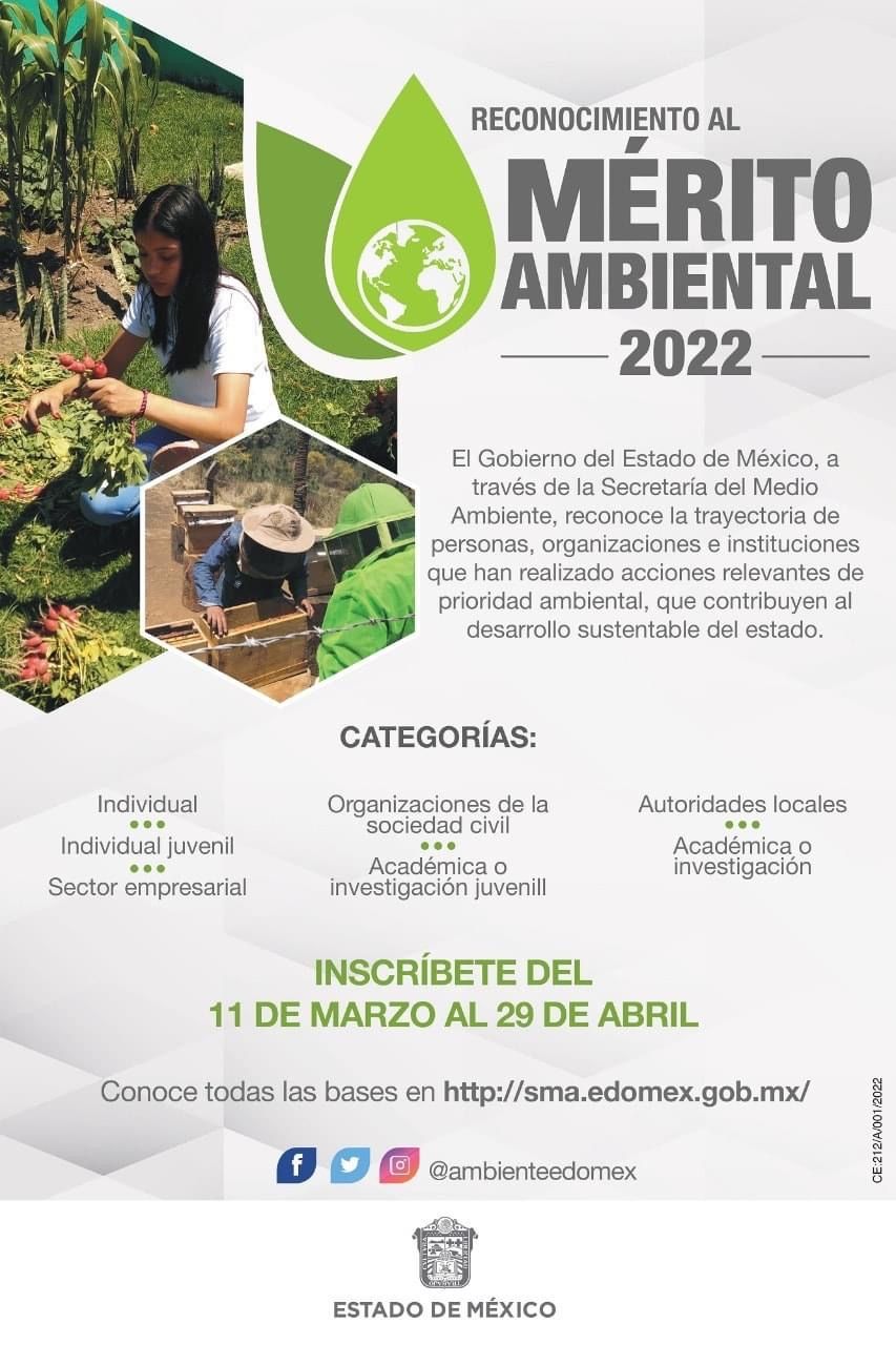 Participa en el reconocimiento al Mérito Ambiental ’REMEA 2022’