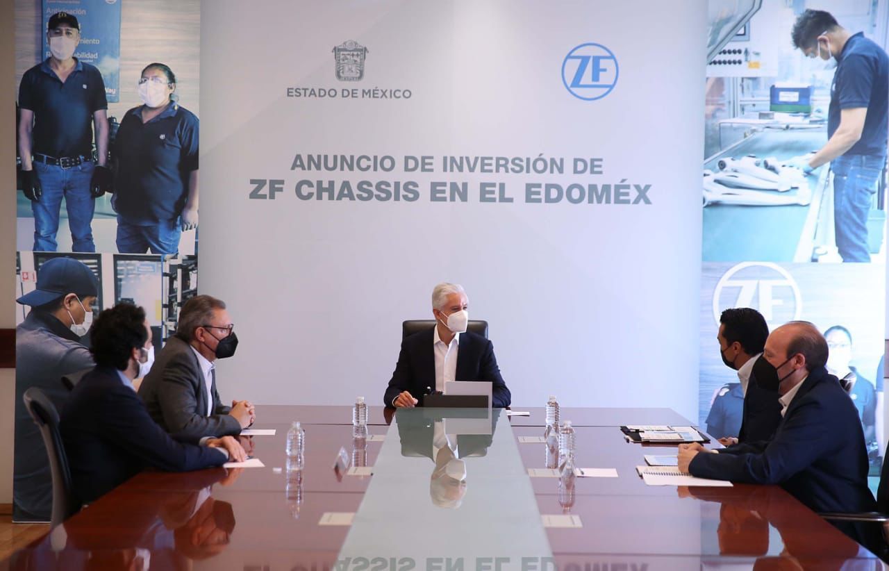 La empresa ZF Chassis Technology invertirá mil millones de pesos en su planta de Toluca