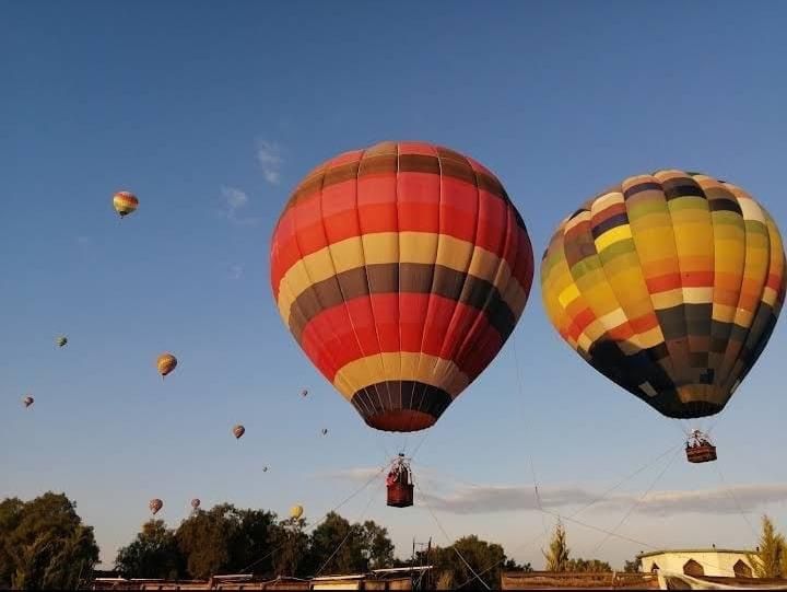 Primer Festival de Globos Aerostáticos en Texcoco