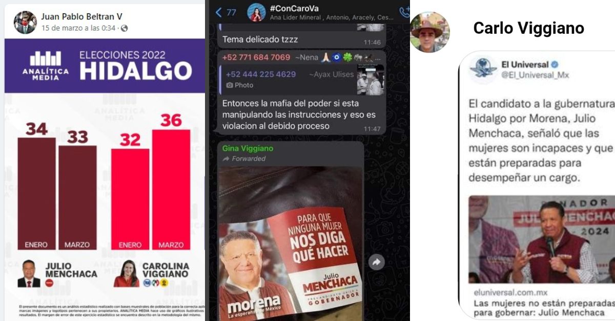 Niegan campaña sucia, pero familiares de Viggiano están detrás de la difusión de fake news