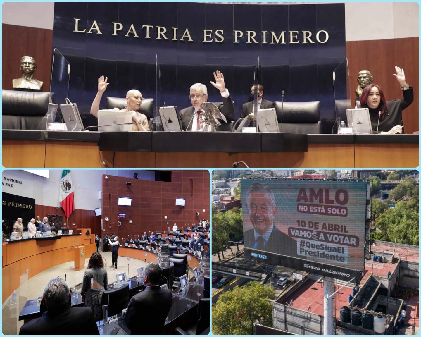 El Senado aprueba que los servidores públicos promocionen la revocación de mandato de López Obrador