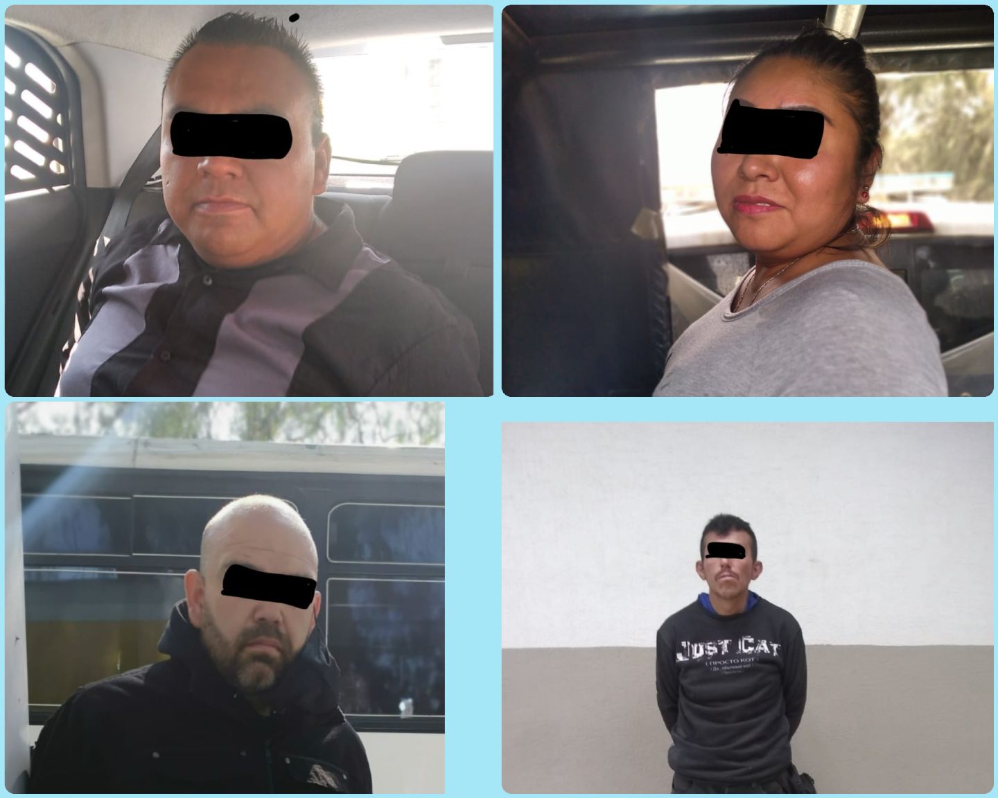 POLICÍAS DE TEXCOCO ASEGURAN A CUATRO PRESUNTOS DELINCUENTES EN TRES ACCIONES DISTINTAS