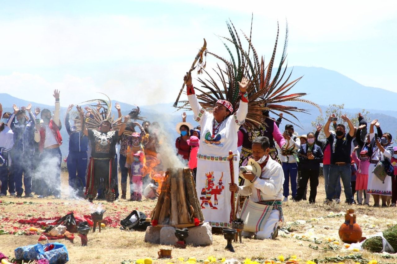 Inicia festival del Quinto Sol en Huamango, municipio de Acambay