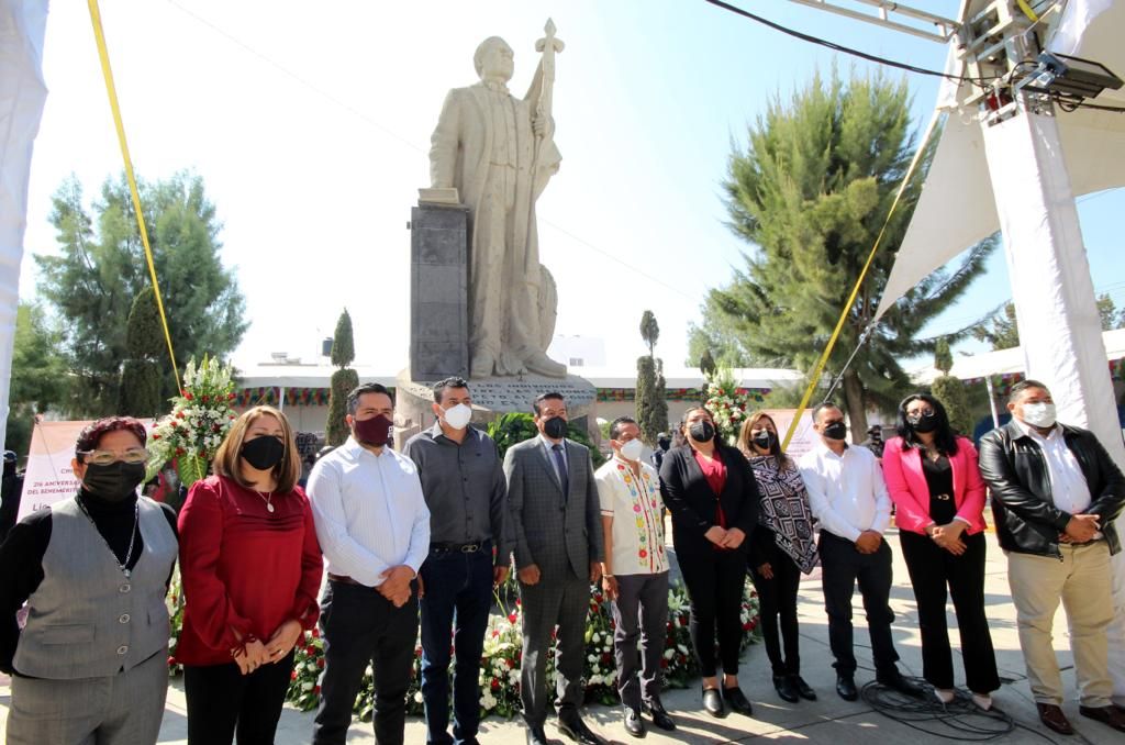 #Chimalhuacán conmemoro el 216 aniversario del natalicio de Benito Juárez García