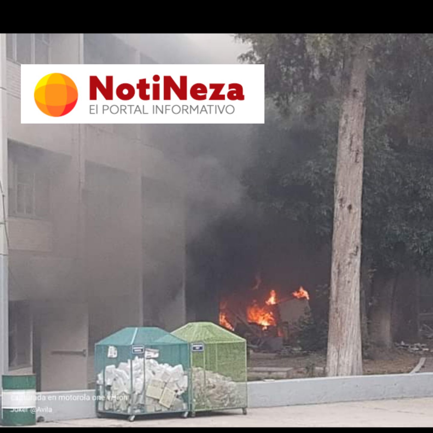 ULTIMO  MOMENTO

Se registra explosión en Fea Zaragoza 2 