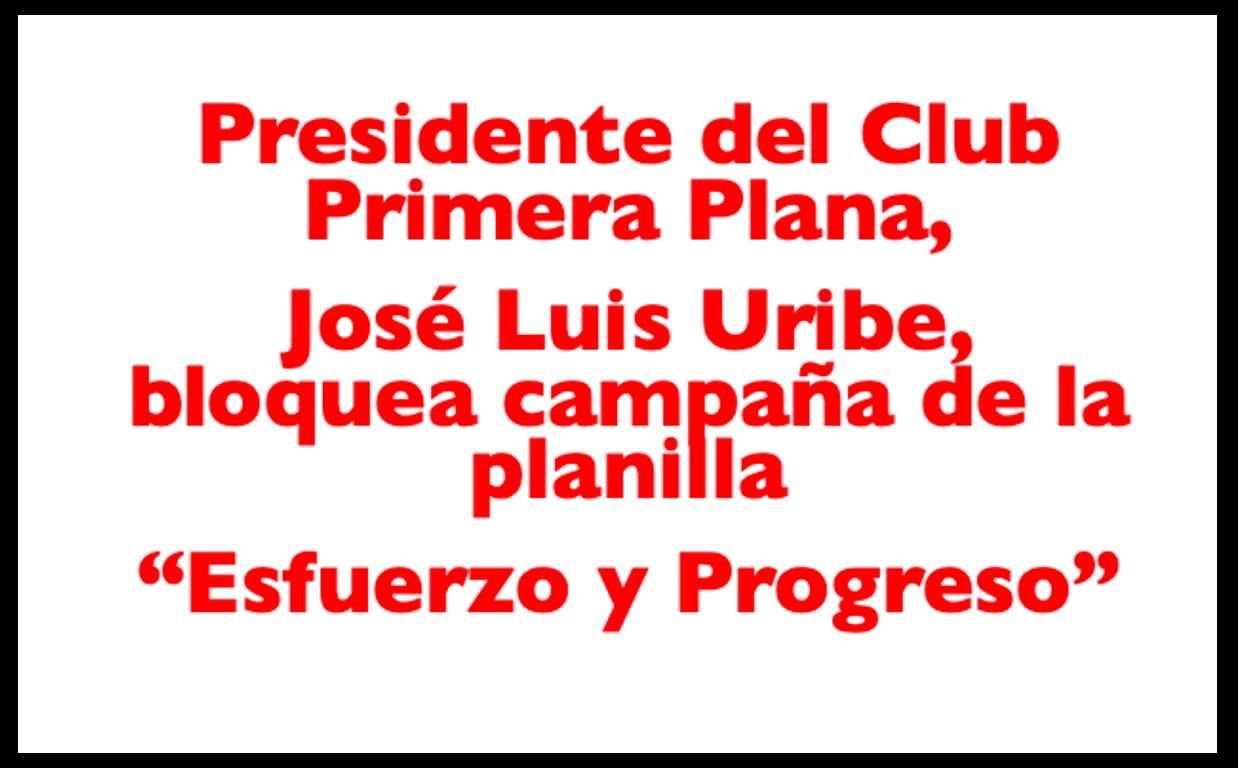 El presidente en funciones José Luis Uribe Ortega coarta la libertad de expresión y el derecho a una campaña democrática